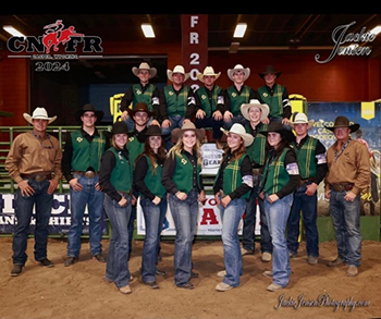Cal Poly Rodeo Athlete after the College National Finals Rodeo 2024.