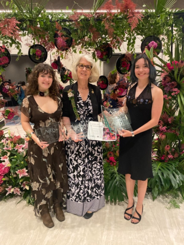 Students on the Floral Design team. 