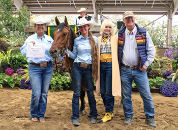 Students and donors at the Performance Horse Sale.