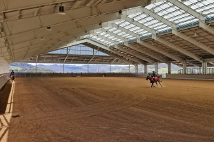 The Oppenheimer Family Equine Center.