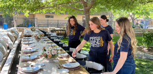 Cal Poly students assisting with the Paso Wine Fest