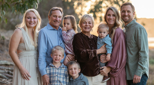Dean Andrew Thulin and his family