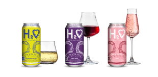 Three different varieties of Sonoma Wine 
