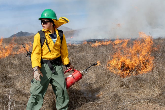 PLAY WITH FIRE. Learn land stewardship through prescribed burns. 