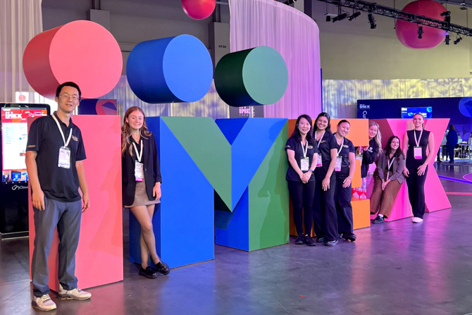 Students from the College of Agriculture, Food and Environmental Sciences attended the IMEX Conference for the department of Experience Industry Mangement.