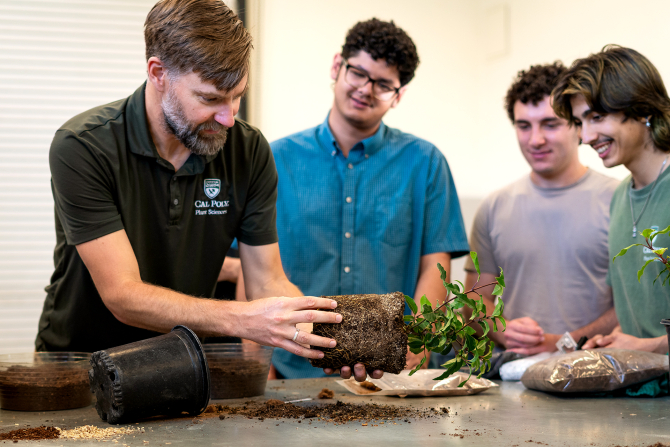 A Plant Sciences class. 