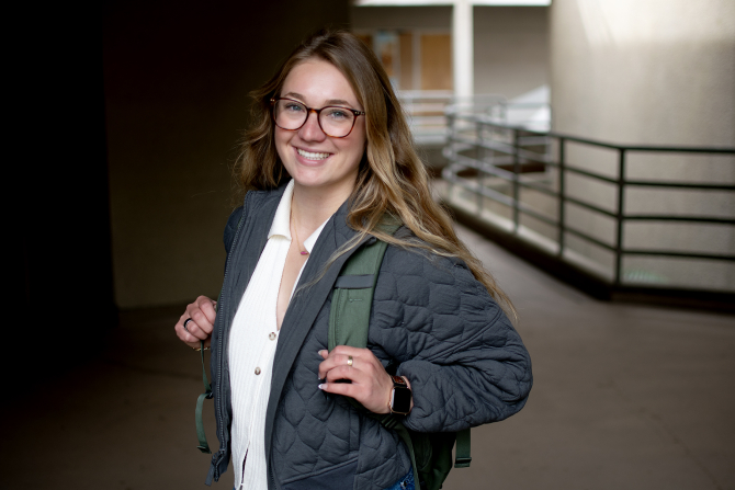 A Cal Poly College of Agriculture, Food and Environmental Sciences transfer student.