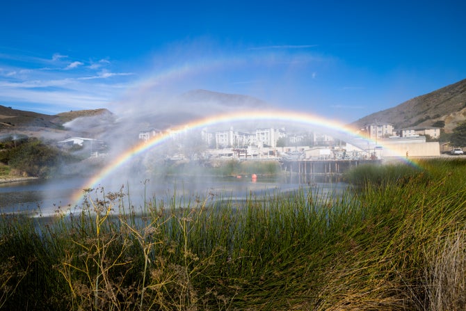 The Merriam Irrigation Practices Field is used for instruction in irrigation classes, and training of industry and government personnel.
